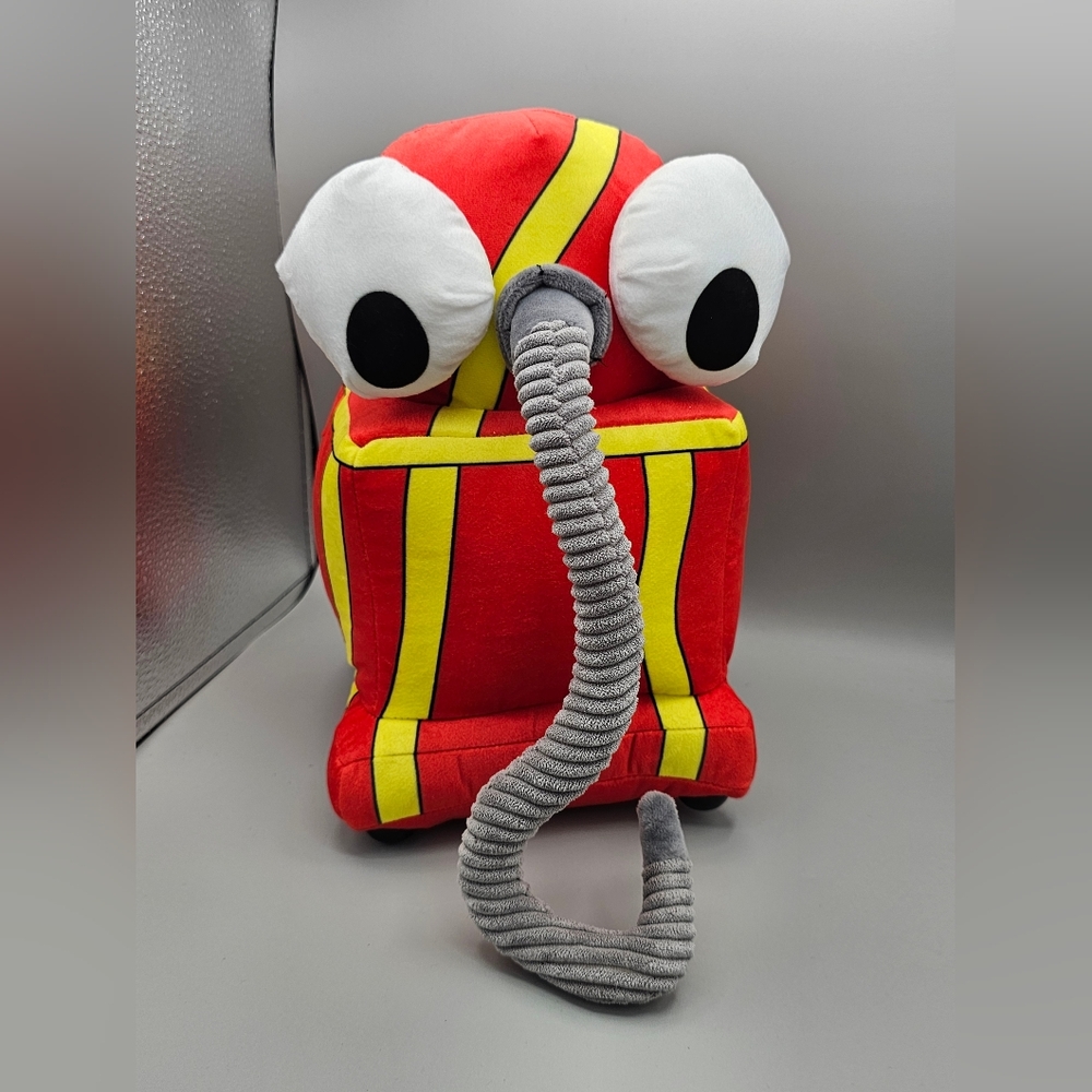 Checkers Tv Snoozer Plush Story time Reading Vacuum Toy Red Large Rare You Tube